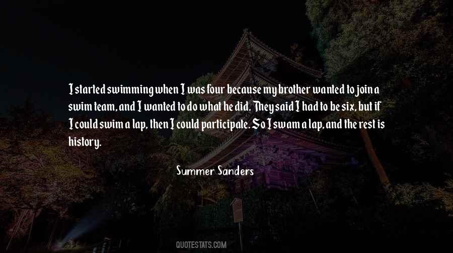 Summer Sanders Quotes #325124