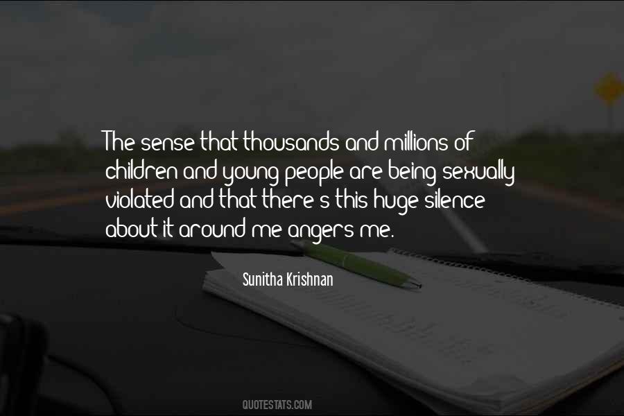 Sunitha Krishnan Quotes #1167046