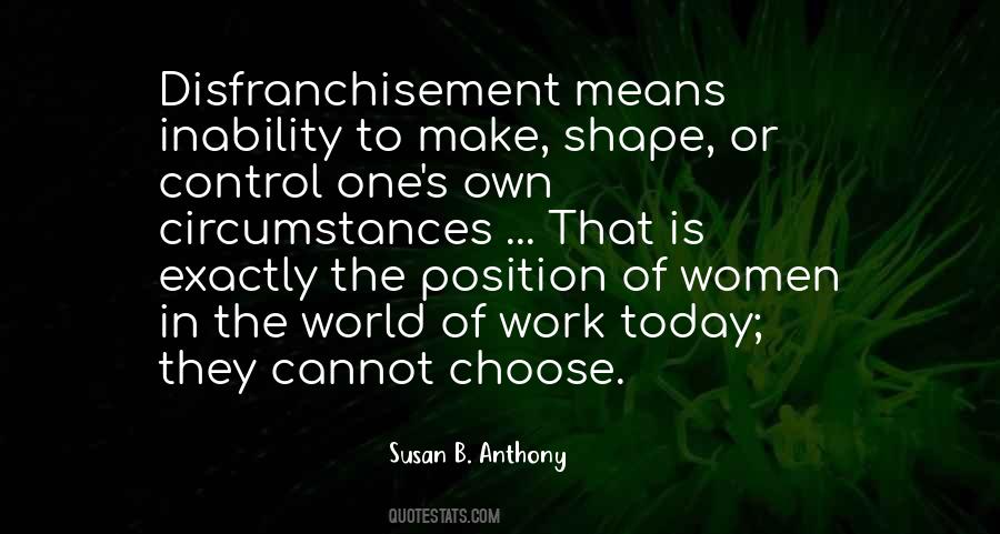 Susan B. Anthony Quotes #1104260
