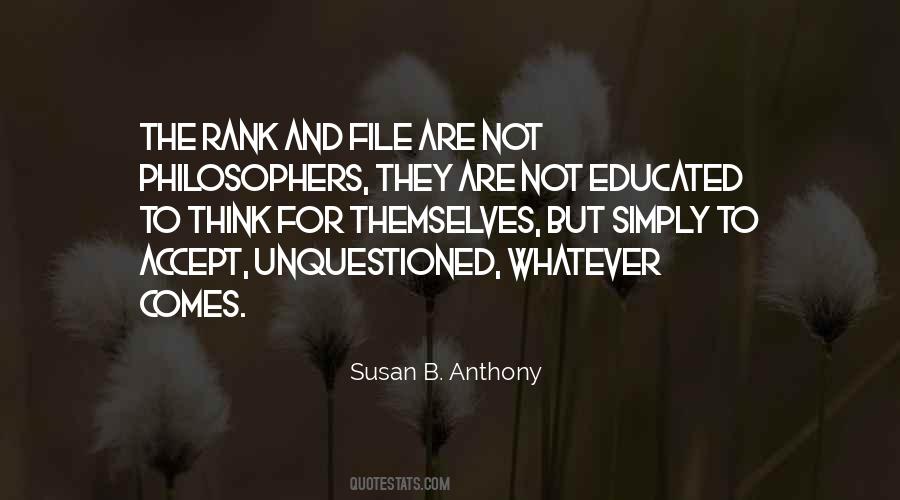 Susan B. Anthony Quotes #1422414