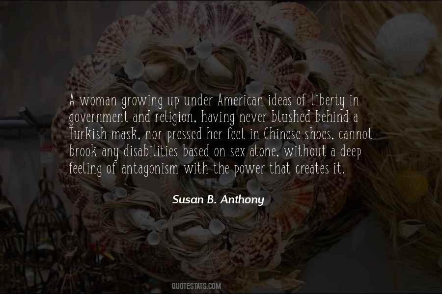 Susan B. Anthony Quotes #1457038