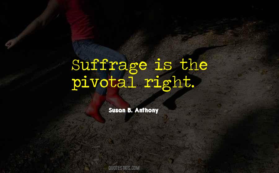 Susan B. Anthony Quotes #36071