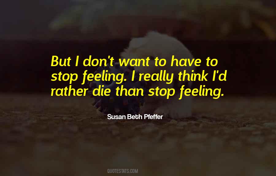 Susan Beth Pfeffer Quotes #1058309