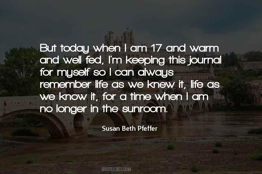 Susan Beth Pfeffer Quotes #1399512