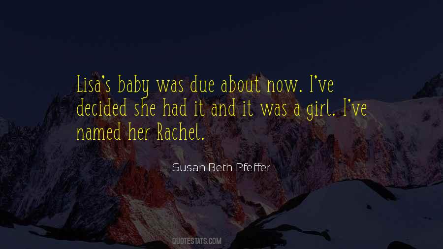 Susan Beth Pfeffer Quotes #233513