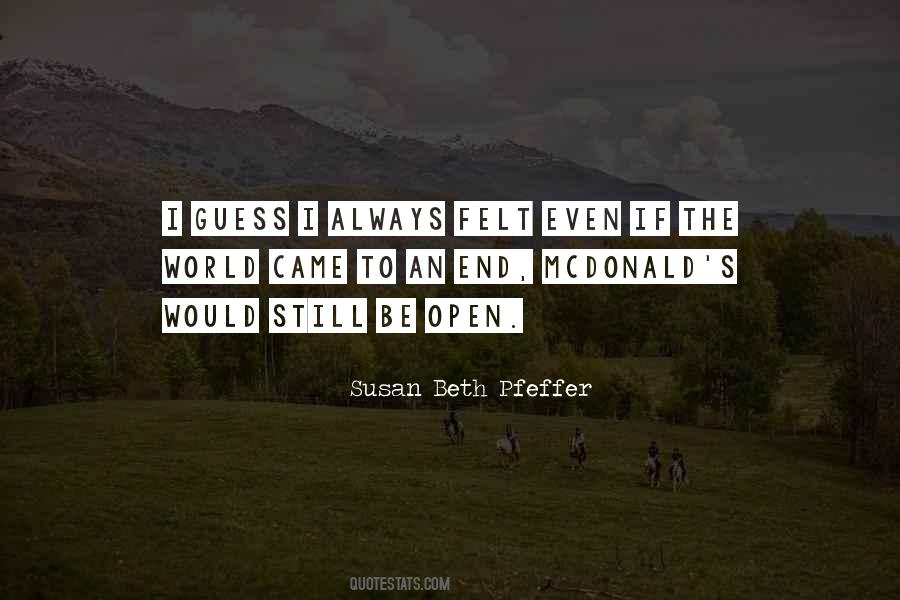Susan Beth Pfeffer Quotes #470866