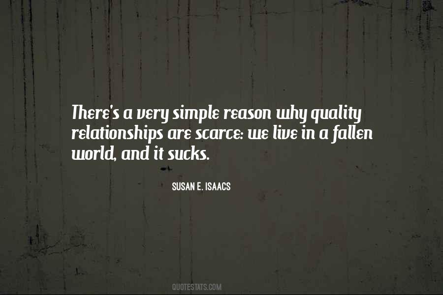 Susan E. Isaacs Quotes #1520463
