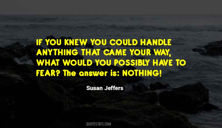 Susan Jeffers Quotes #637792