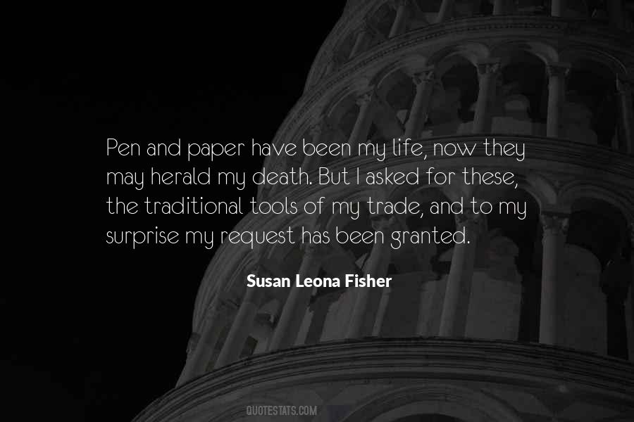 Susan Leona Fisher Quotes #1405801