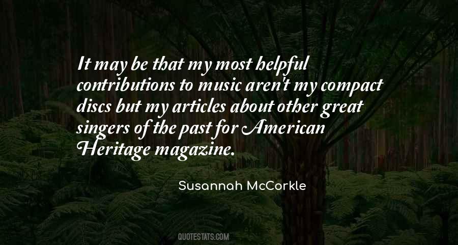 Susannah McCorkle Quotes #1098738