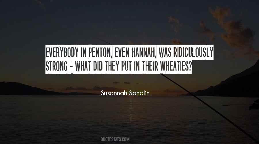 Susannah Sandlin Quotes #1067312