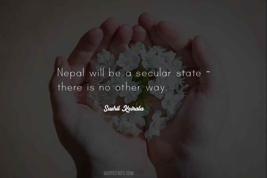 Sushil Koirala Quotes #1052285