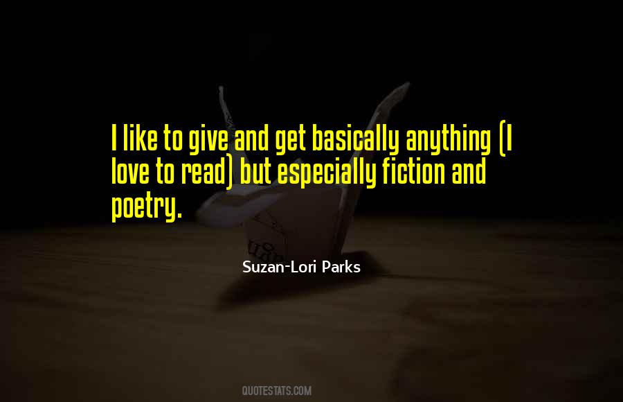 Suzan-Lori Parks Quotes #773578