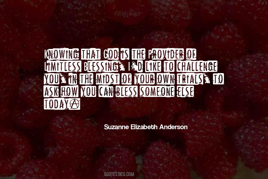 Suzanne Elizabeth Anderson Quotes #725119