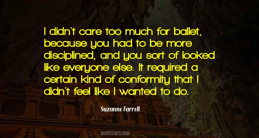 Suzanne Farrell Quotes #65038