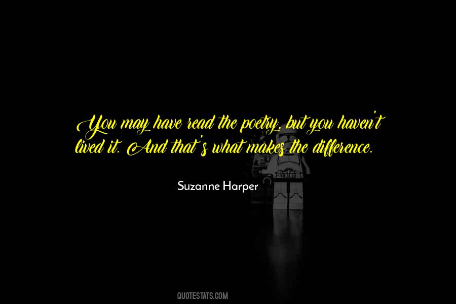 Suzanne Harper Quotes #527084