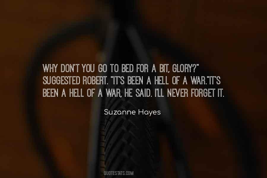 Suzanne Hayes Quotes #809314