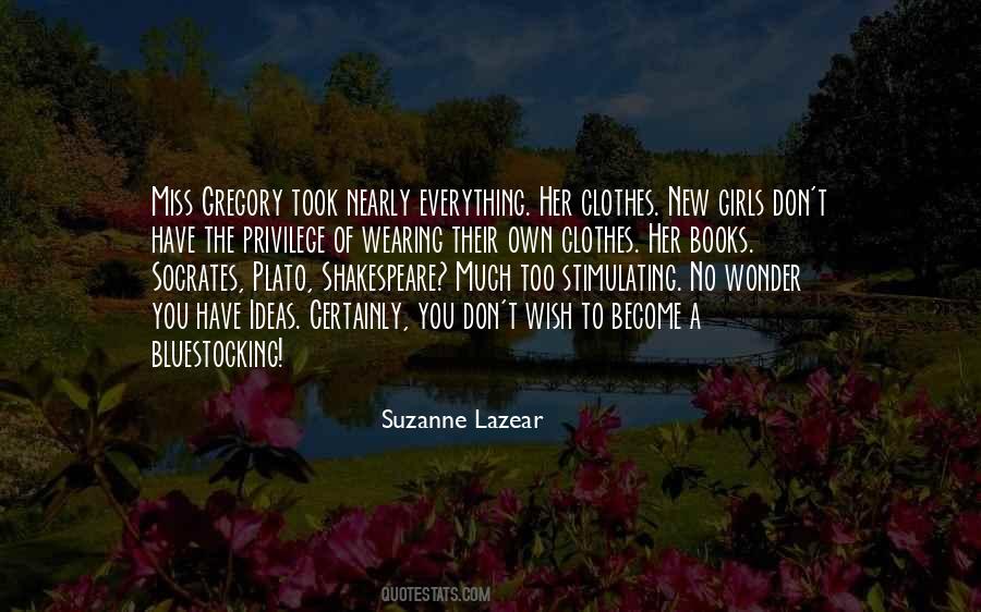 Suzanne Lazear Quotes #63802