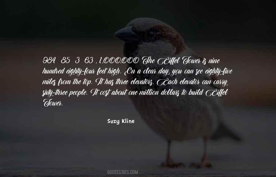 Suzy Kline Quotes #1674323