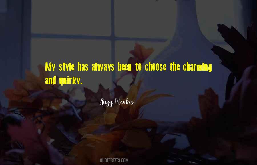 Suzy Menkes Quotes #1015434