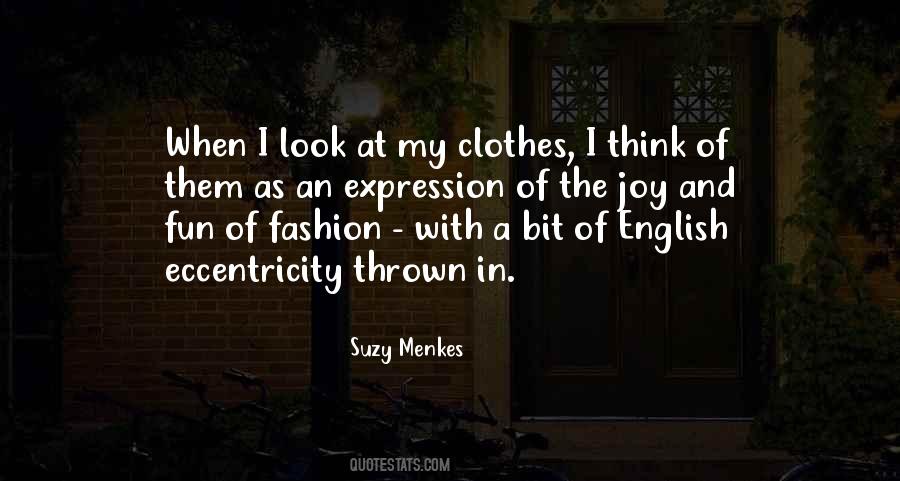 Suzy Menkes Quotes #1848293