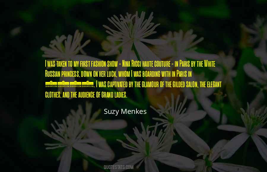 Suzy Menkes Quotes #47116