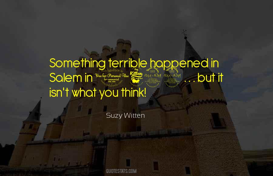 Suzy Witten Quotes #1779080