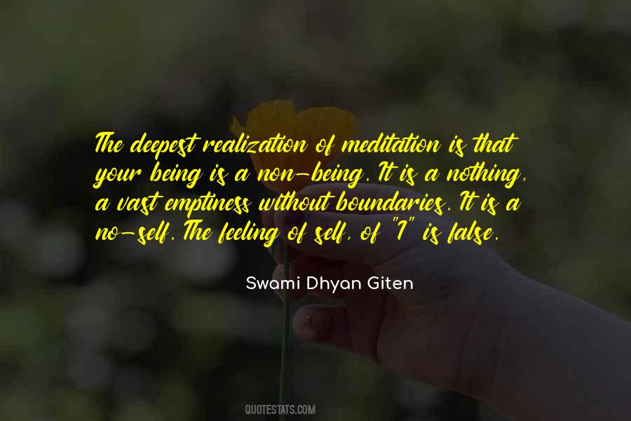 Swami Dhyan Giten Quotes #450703