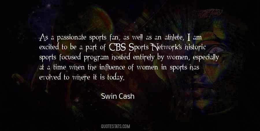 Swin Cash Quotes #674545