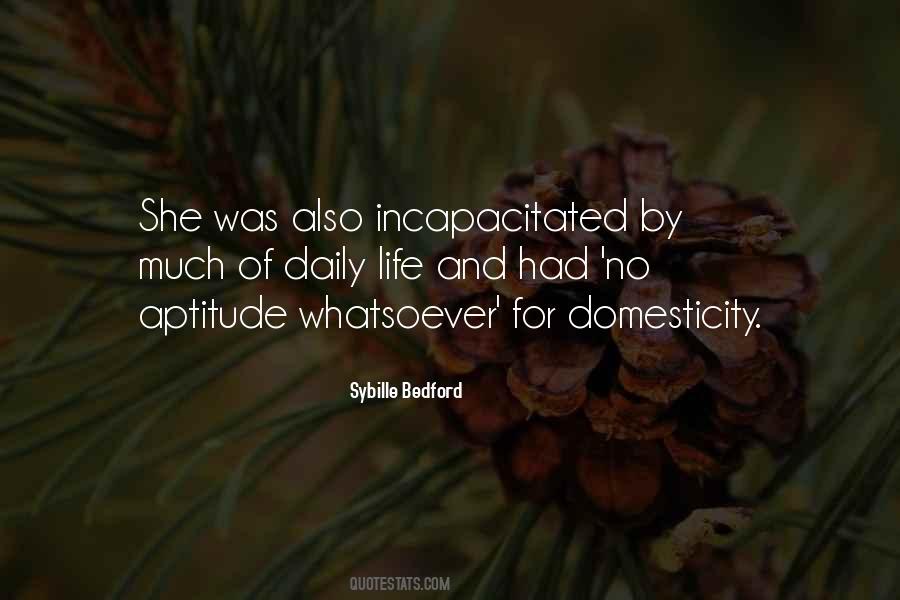 Sybille Bedford Quotes #1152730
