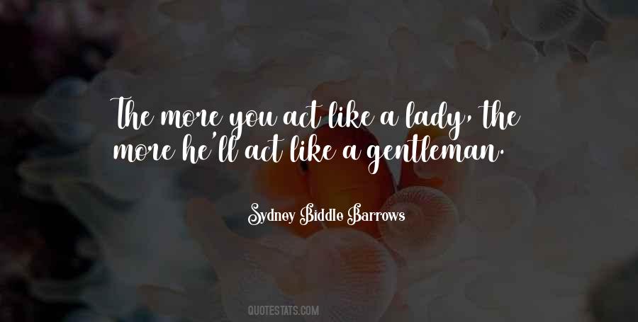 Sydney Biddle Barrows Quotes #1798624