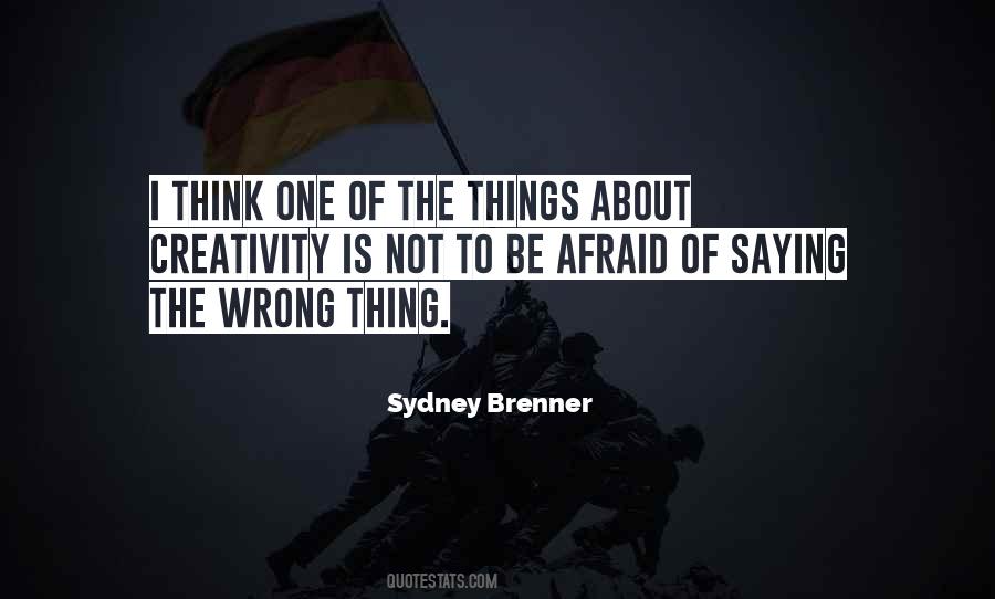 Sydney Brenner Quotes #1524168