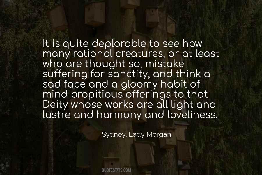 Sydney, Lady Morgan Quotes #1017501