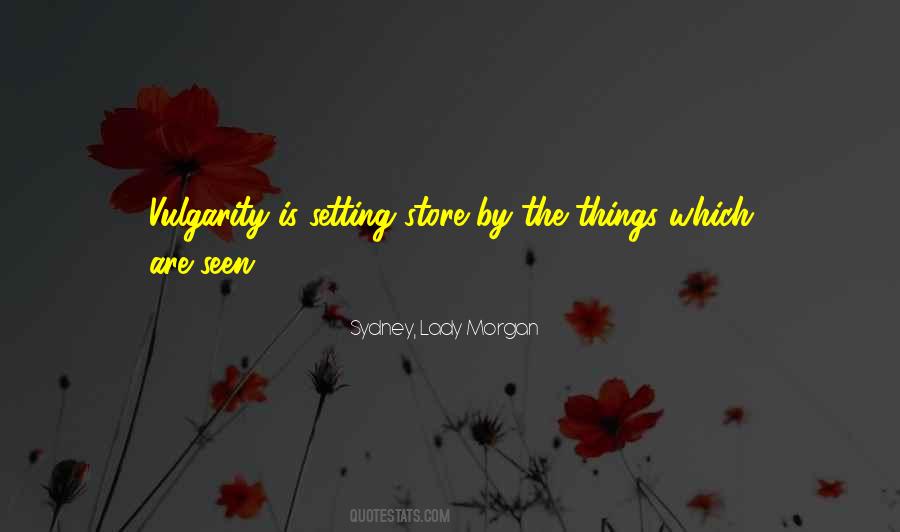 Sydney, Lady Morgan Quotes #767512