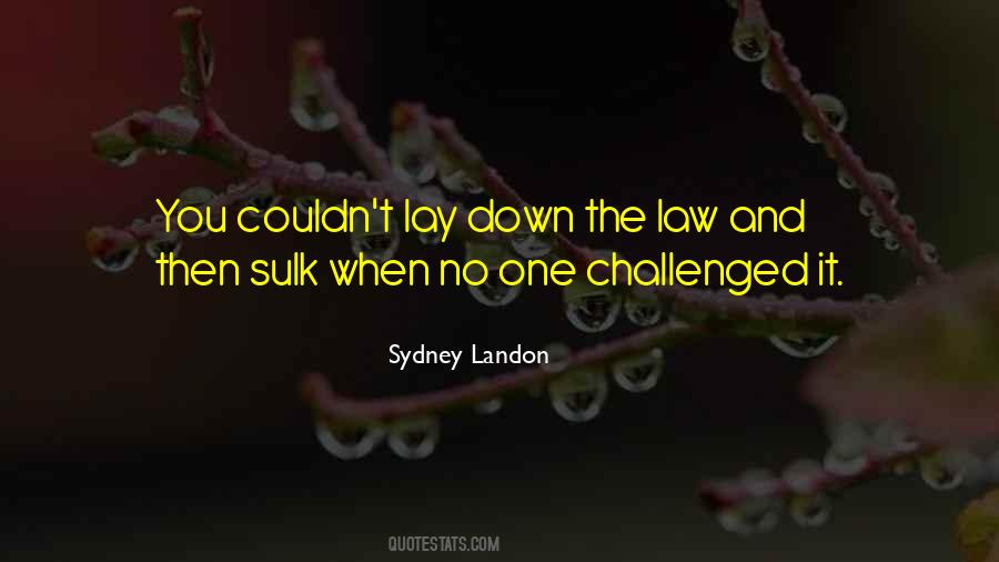 Sydney Landon Quotes #707638