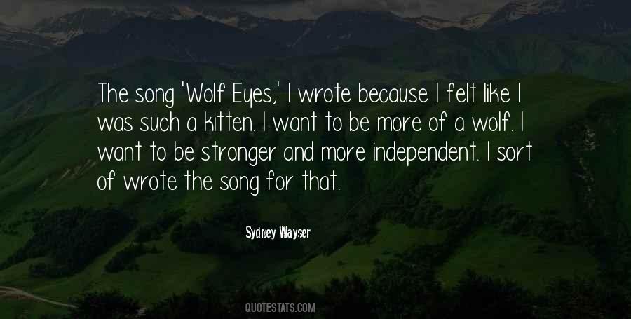 Sydney Wayser Quotes #722358