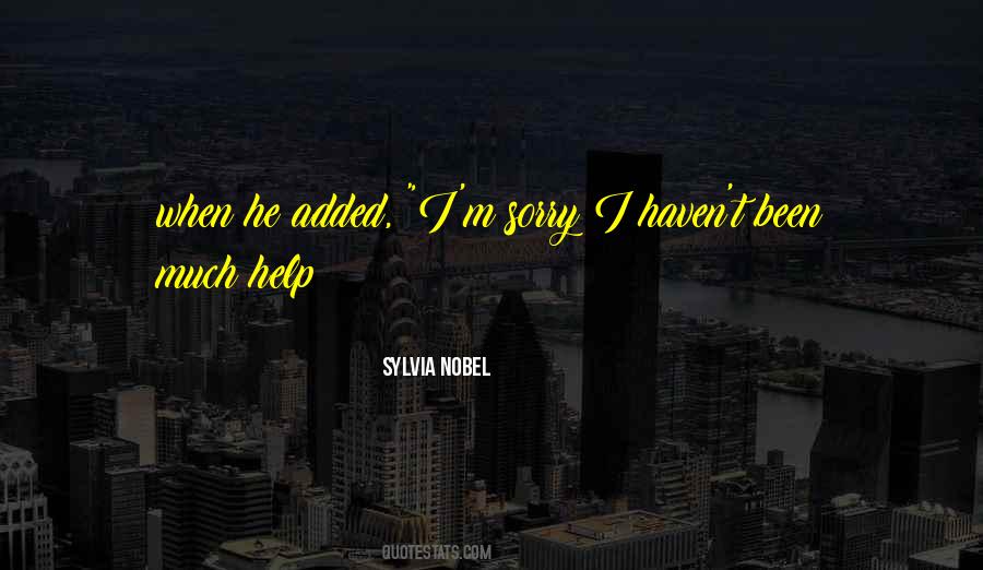 Sylvia Nobel Quotes #80460