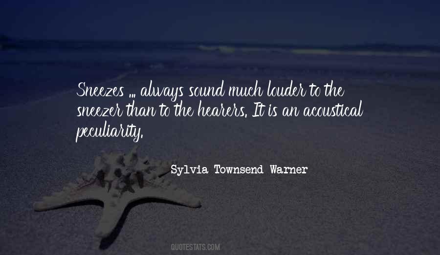 Sylvia Townsend Warner Quotes #1185280