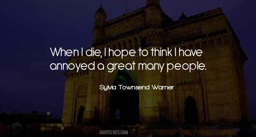 Sylvia Townsend Warner Quotes #396200