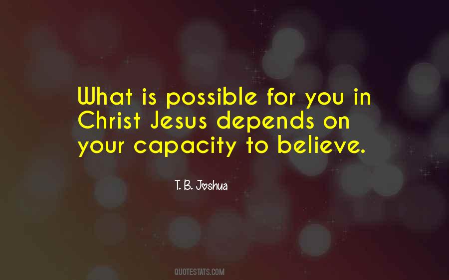 T. B. Joshua Quotes #1422753