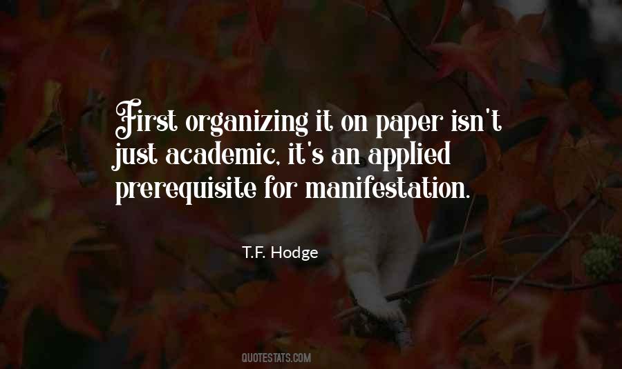 T.F. Hodge Quotes #1120819