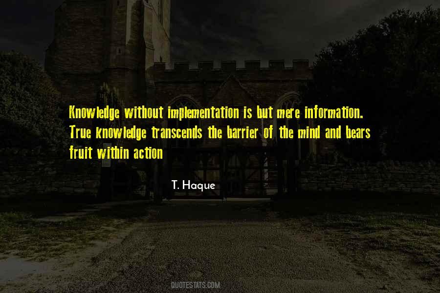 T. Haque Quotes #777084