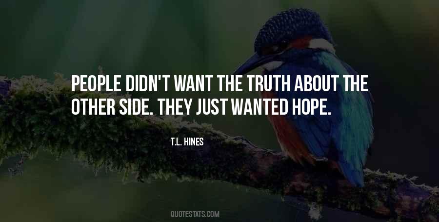 T.L. Hines Quotes #1558704