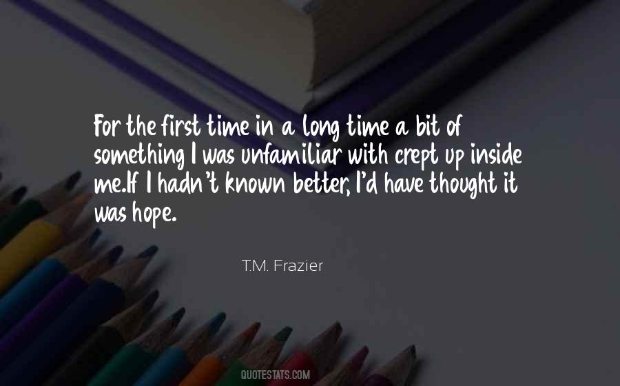 T.M. Frazier Quotes #193325