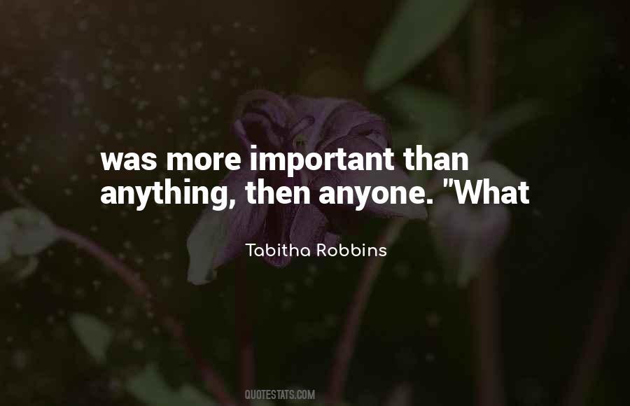 Tabitha Robbins Quotes #780534