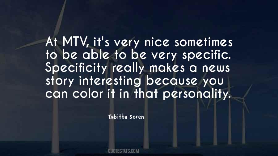 Tabitha Soren Quotes #213718