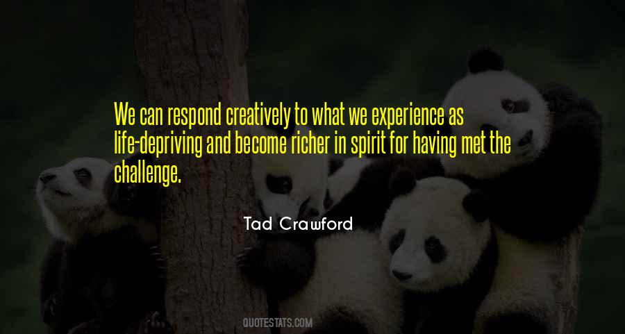 Tad Crawford Quotes #1870062