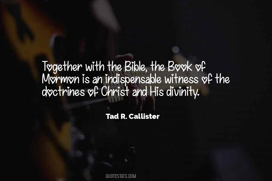 Tad R. Callister Quotes #457340