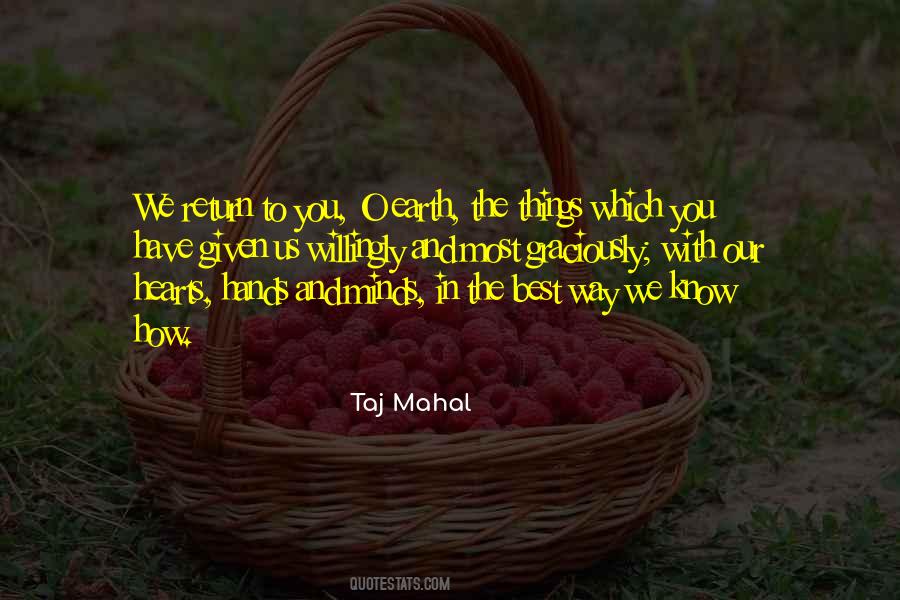 Taj Mahal Quotes #222518 Taj Mahal Quotes #222518