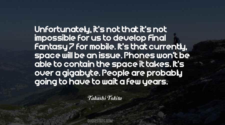 Takashi Tokita Quotes #175837